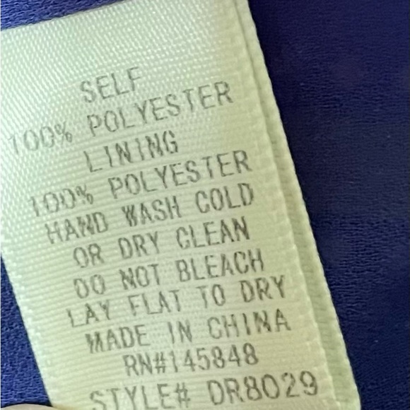 Everly Blue Strapless Maxi Sundress - Picture 7 of 9